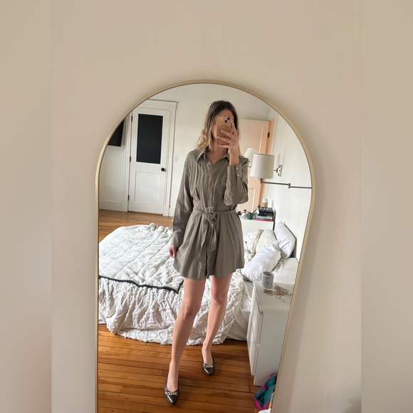 H&M Luxury Shirt Dress Medium - Picture 1 of 11